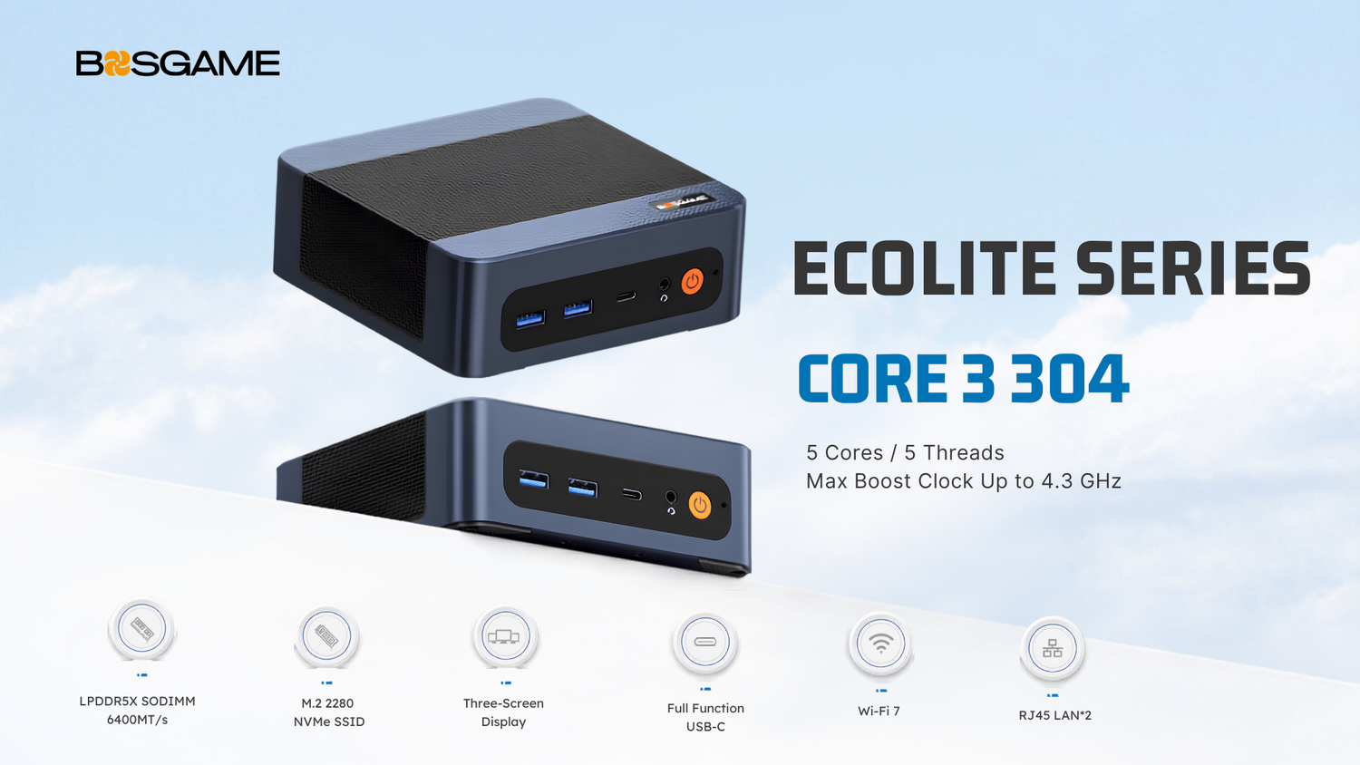 Introducing the E6 ECO: BOSGAME's Newest Ecolite Series Mini PC