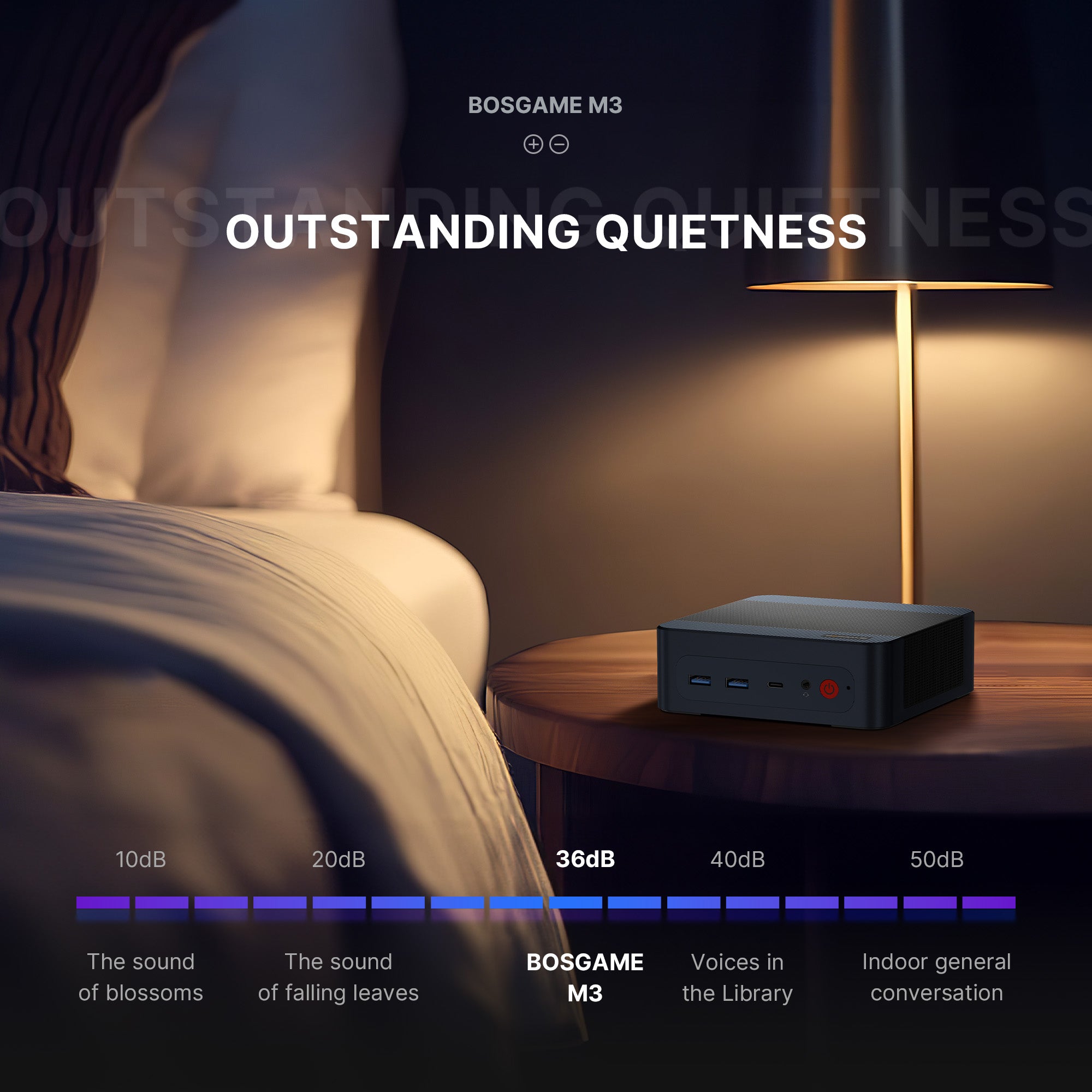 BOSGAME M3 Mini PC - Intel Ultra 7 155H