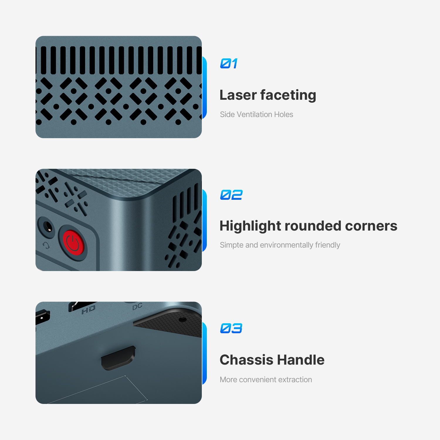 BOSGAME Intel Mini PC E3 16GB+512GB