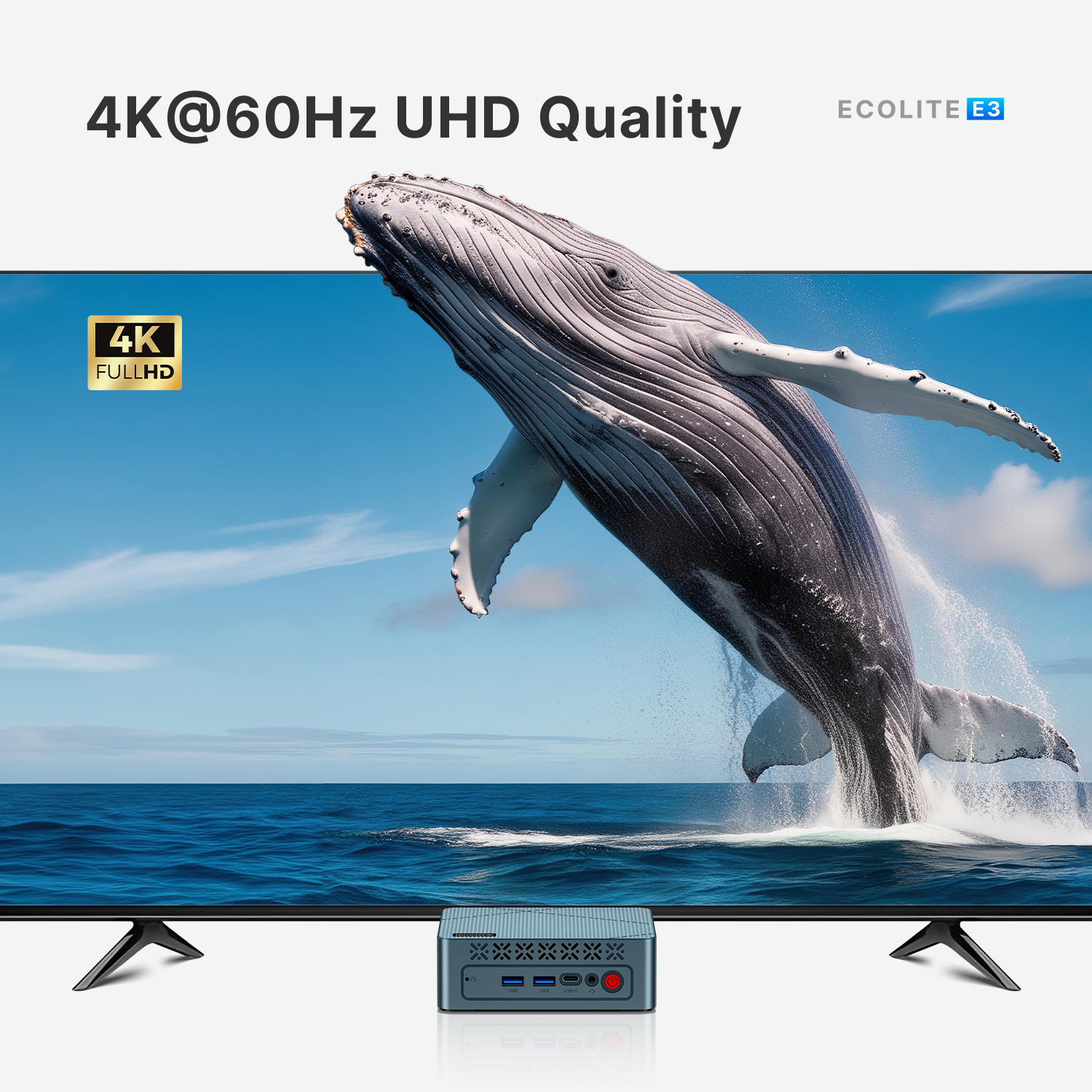 BOSGAME Intel Mini PC E3 16GB+512GB