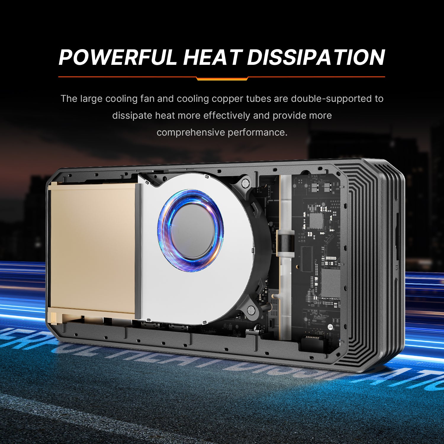 BOSGAME eGPU Docking Station GVP7600 XT, AMD Radeon RX 7600M XT Graphics, I/O Expantion