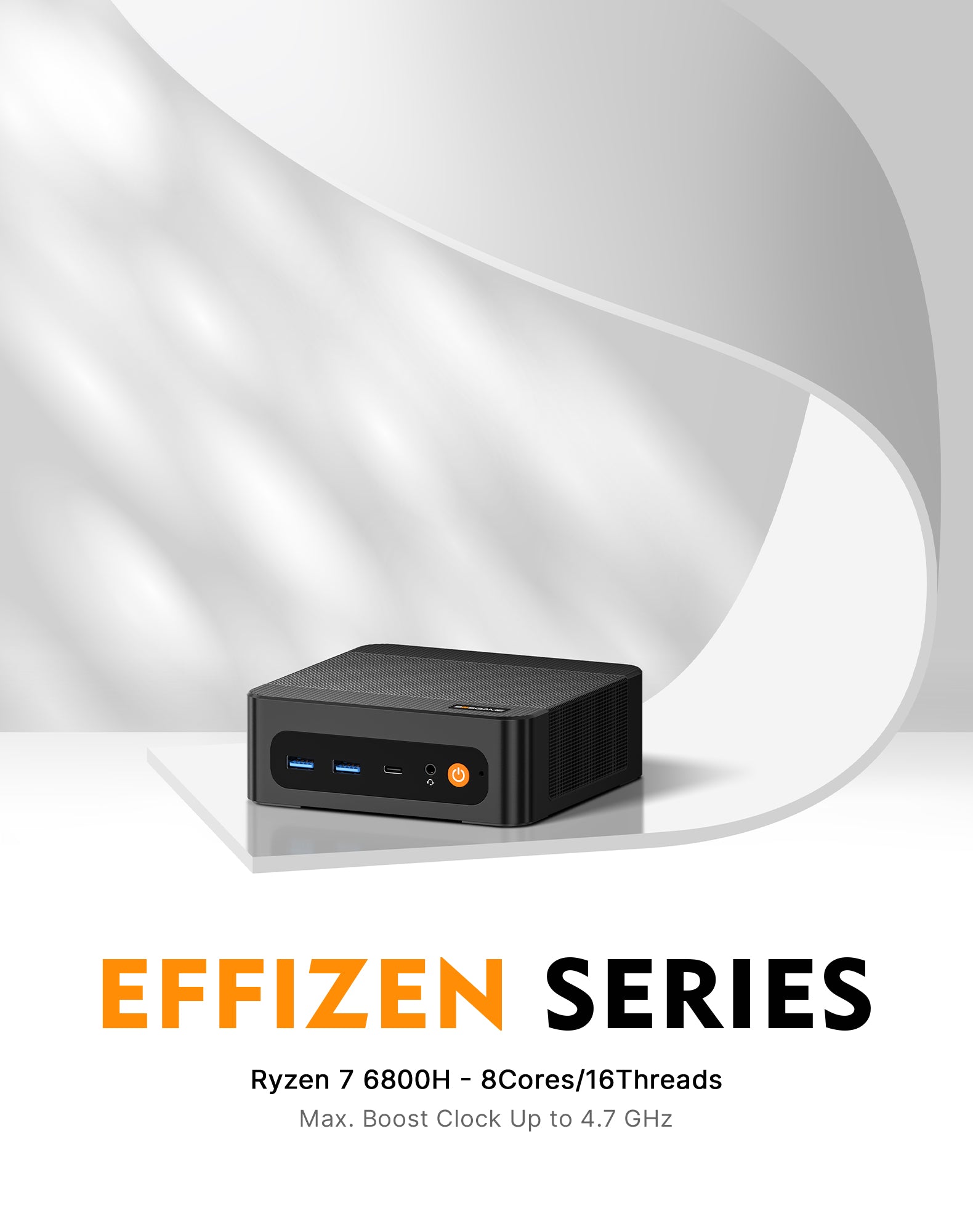 BOSGAME P6 Neo Mini Gaming PC, Ryzen 7 6800H, Radeon 680M Graphics, 24GB DDR5 RAM, 1TB PCIe 4.0x4 SSD, Triple Display (HDMI/DP/USB4), USB4 8K 60Hz, WiFi 6E, BT5.2, Dual 2.5GbE LAN