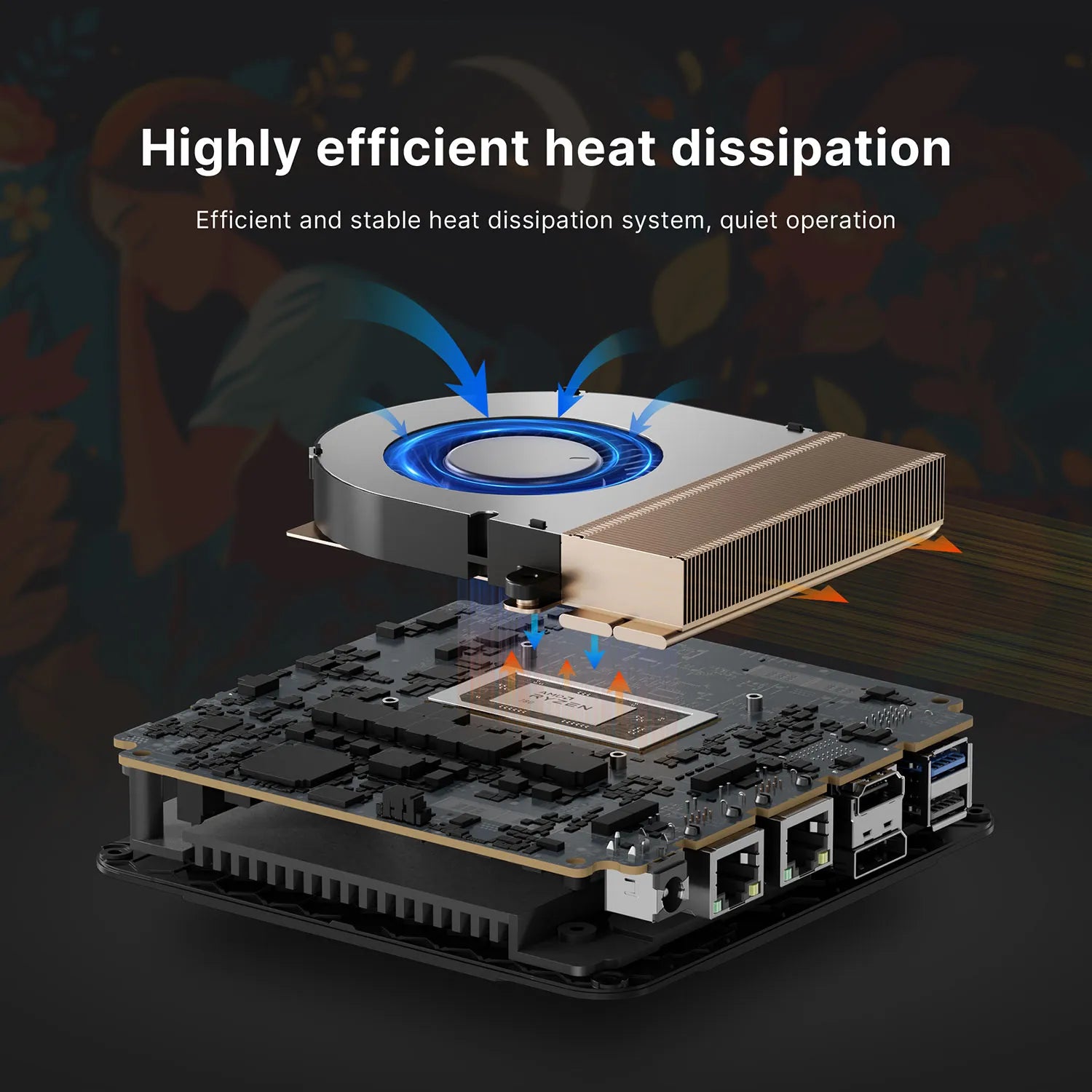 BOSGAME Mini Gaming PC P3, Powered by AMD Ryzen 9 6900HX，32GB DDR5 1TB NVME SSD/ 16GB DDR5 512GB NVME SSD Optional