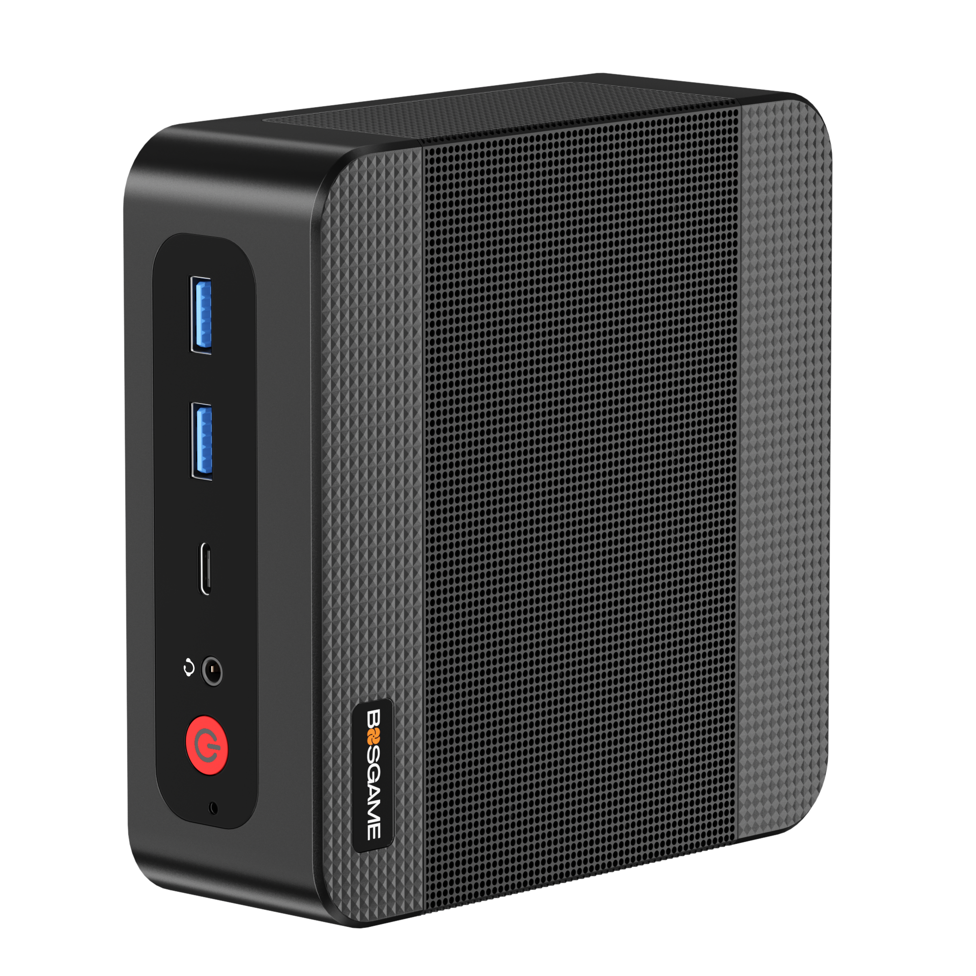 BOSGAME Mini pc P4 Ultra AMD Ryzen 7 7730U 16GB DDR4, 1TB NVMe PCIe SSD ,Dual 2.5G LAN, Wi-Fi 6E, BT5.2, 4K Triple Display