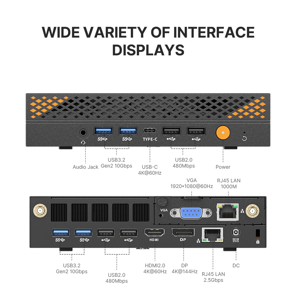 Magicnuc AG3 Mini PC | Core i9‑13900HK 32GB DDR5, 1TB PCIe SSD, Quad‑Display, Dual LAN, HDMI/DP, Wi‑Fi 6, BT 5.2