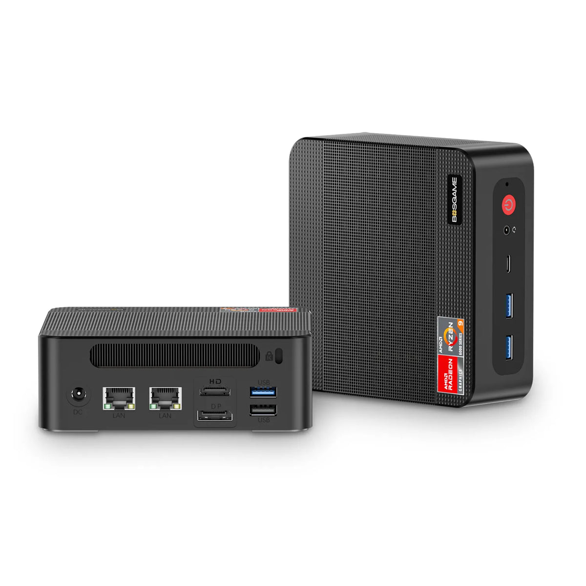 AMD R9 6900HX ミニPC DDR5 32GB SSD 512GB BOSGAME Mini Gaming PC P3, Powered by AMD Ryzen 9 6900HX，32GB