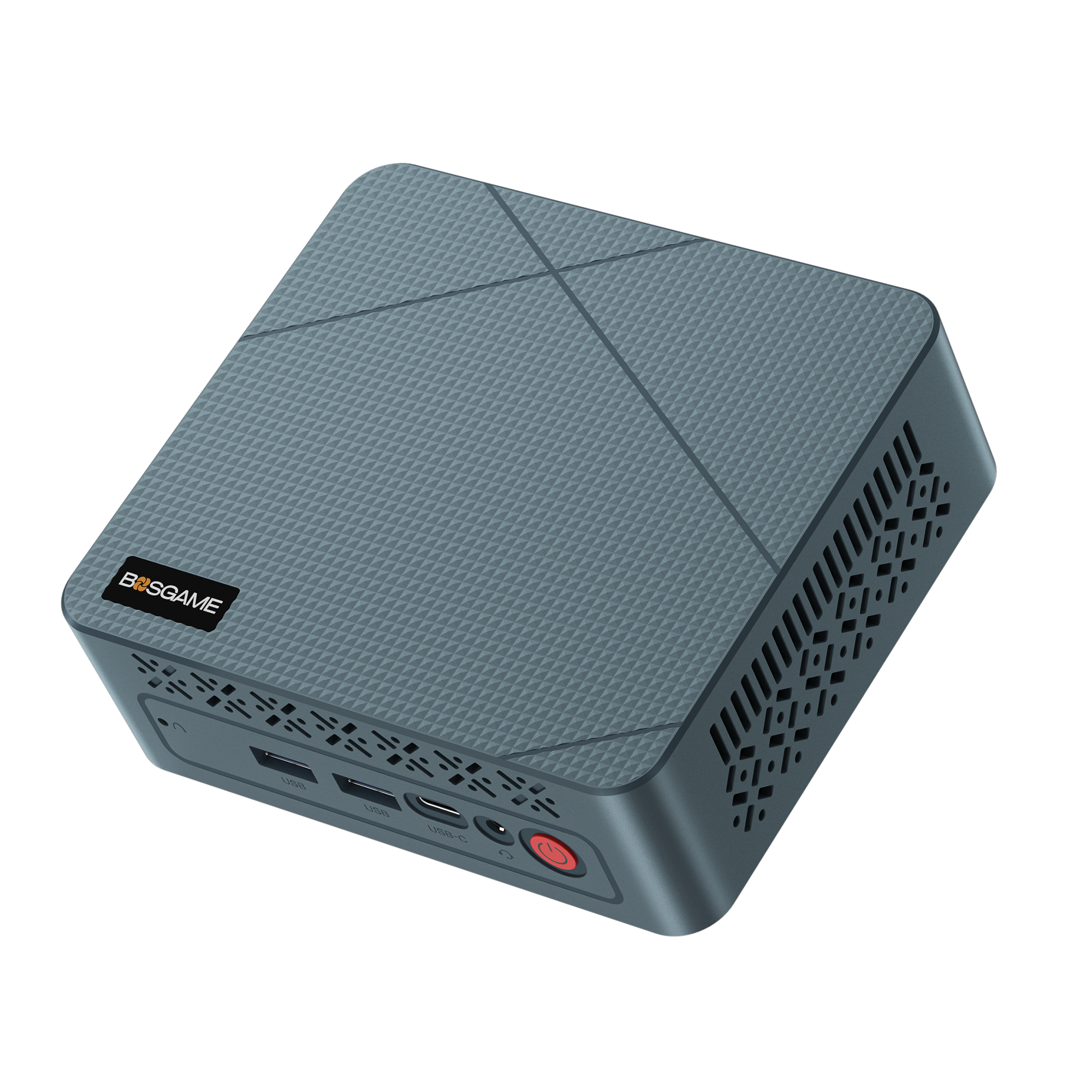 BOSGAME E2 Plus Mini PC  | AMD Ryzen 5 3501U(4C/8T) | 8GB DDR4 256GB SATA SSD | Triple‑Display 4K@60Hz | Win11 Pro | Expandable RAM up to 32GB