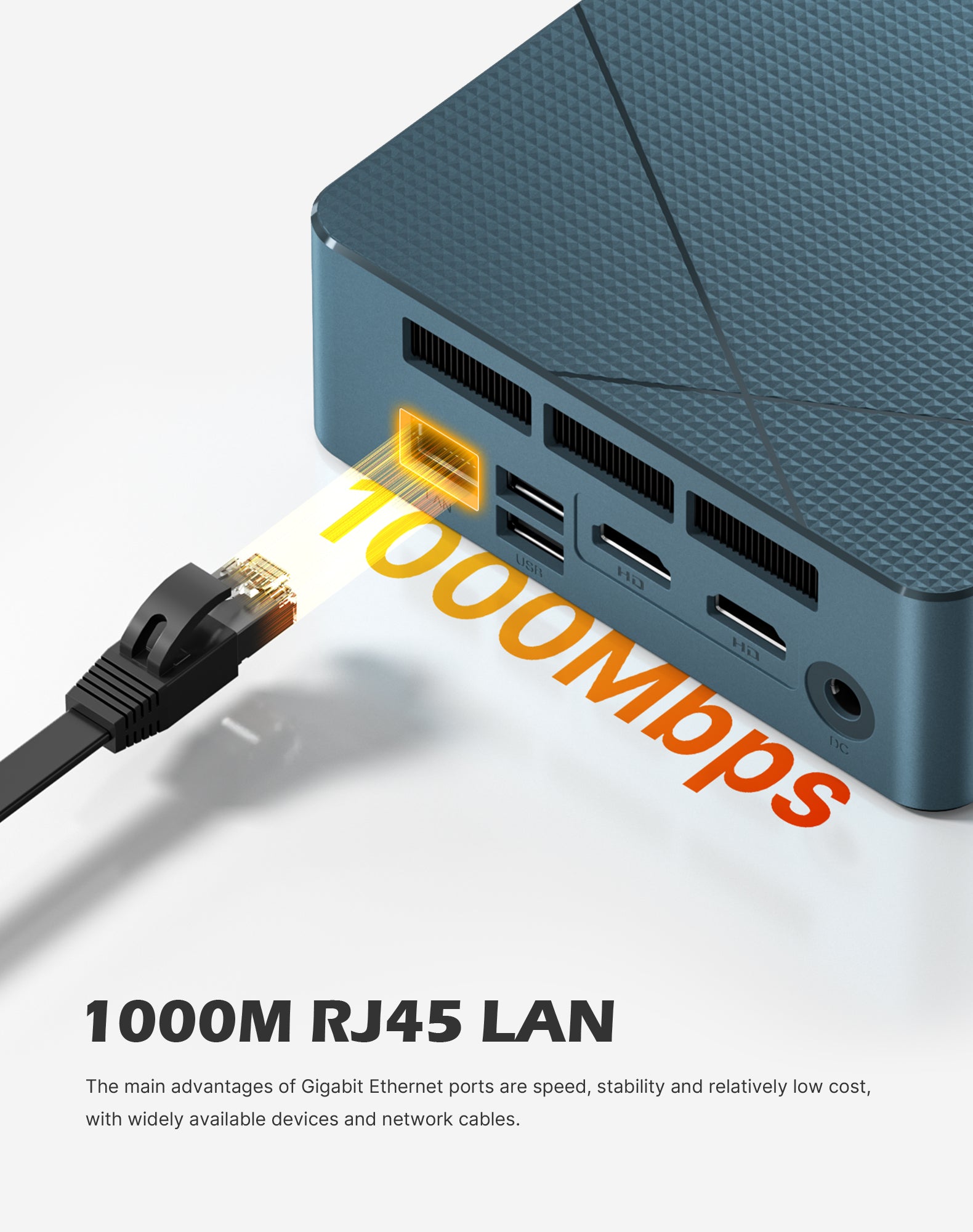 BOSGAME E2 Plus Mini PC  | AMD Ryzen 5 3501U(4C/8T) | 8GB DDR4 256GB SATA SSD | Triple‑Display 4K@60Hz | Win11 Pro | Expandable RAM up to 32GB