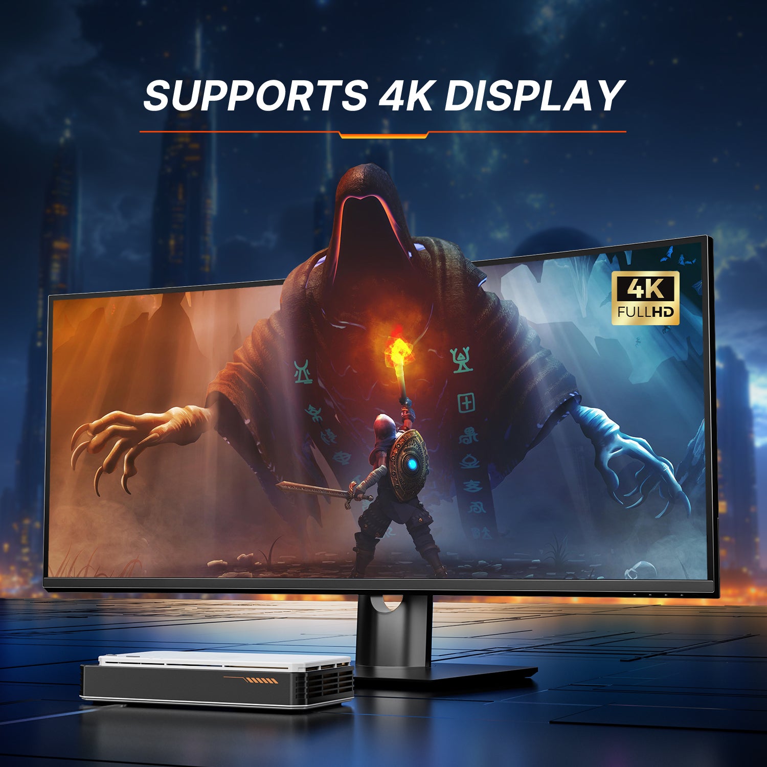 BOSGAME eGPU Docking Station GVP7600 XT, AMD Radeon RX 7600M XT Graphics, I/O Expantion