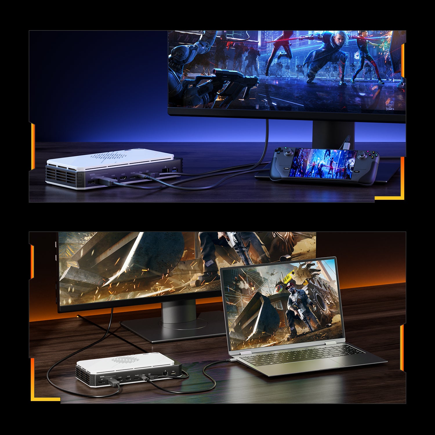 BOSGAME eGPU Docking Station GVP7600 XT, AMD Radeon RX 7600M XT Graphics, I/O Expantion