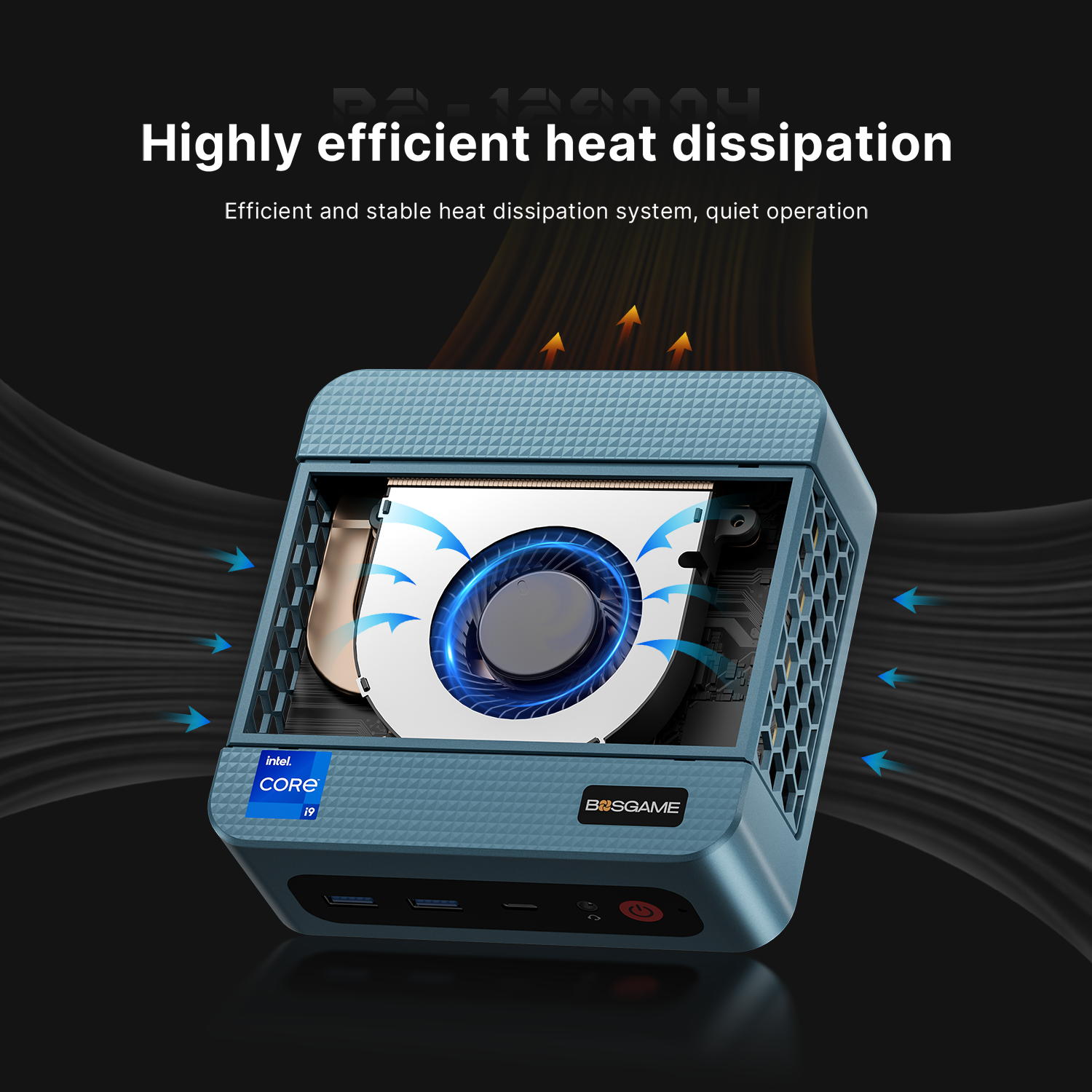 BOSGAME Intel Mini PC P2Pro,  Intel Core-i9 12900H 32GB DDR4 1TB SSD Thundernblot 4 Mini PC Daul NIC PC
