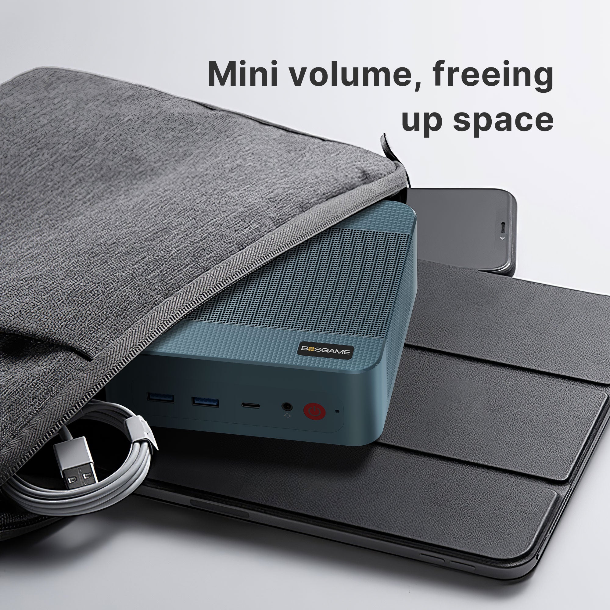 BOSGAME Office Mini PC P2 Lite, Powered by Intel Core-i5 12600H 32GB D