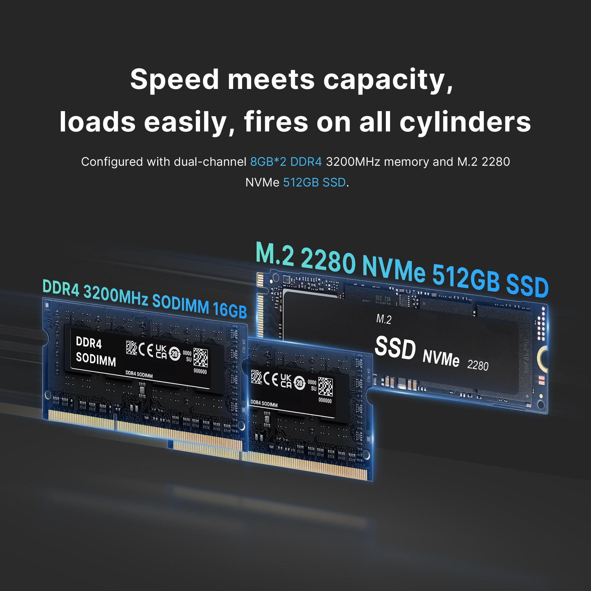 BOSGAME Office Mini PC P2 Lite, Powered by Intel Core-i5 12600H 32GB DDR4 512GB NVME SSD Dual RJ45 Mini PC