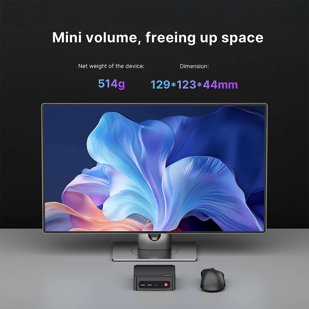 BOSGAME Mini pc P4 Ultra AMD Ryzen 7 7730U 16GB DDR4, 1TB NVMe PCIe SS